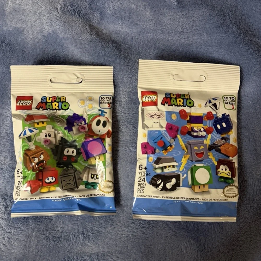 Lego Super Mario Series 2 And Series 3 Open Blind bag mini figure Lot Of 2